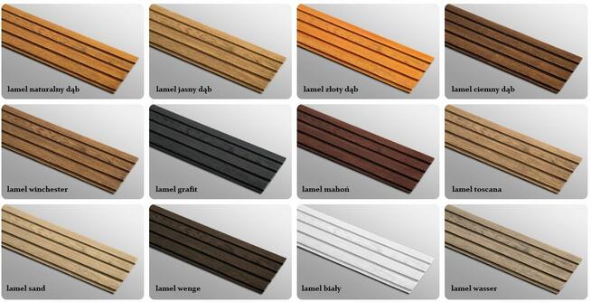 Lamele elewacyjne dekoracyjne