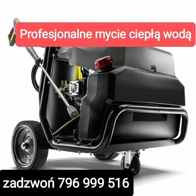Profesjonalne mycie ciepłą wodą