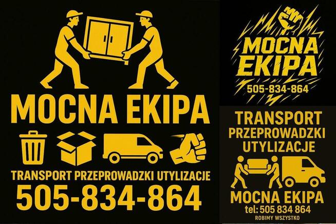 Transport, przeprowadzki, utylizacje, montaże – wszystko.