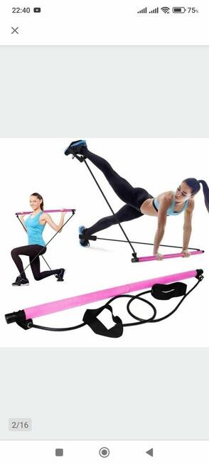 Drążek do ćwiczeń Gumy Oporowe do ćwiczeń siłownia fitness