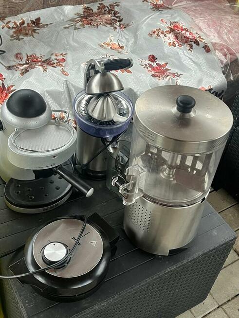 Agd przemysłowy różne rodzaje opiekacz czekoladziarka grill