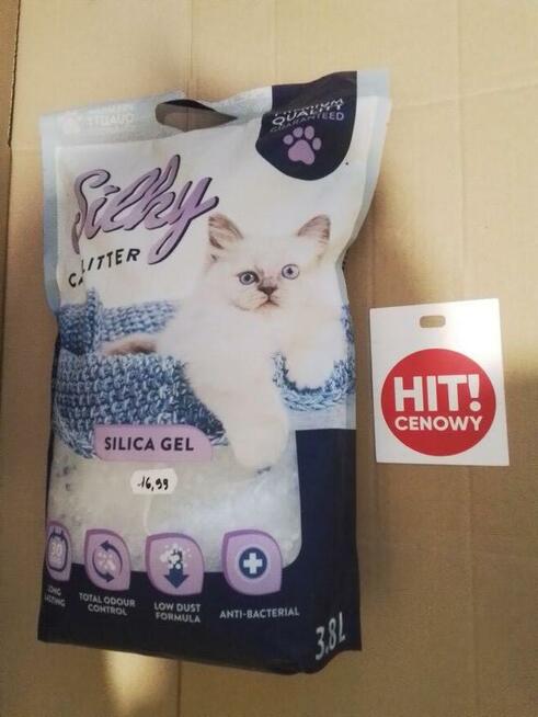 Żwirek silikonowy dla kotów*SILKY-CAT LITTER*