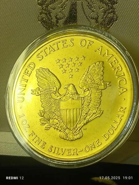 1 DOLAR 2003 25.ROCZNICA PONTYFIKATU JAN PAWEŁ II 1 Oz