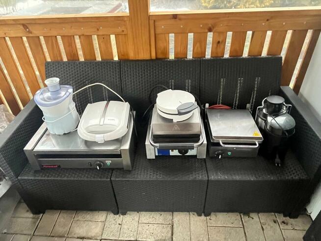 Agd przemysłowy różne rodzaje opiekacz czekoladziarka grill