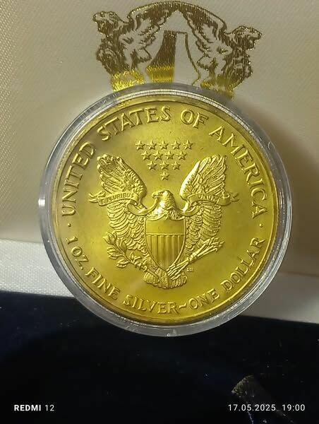 1 DOLAR 2003 25.ROCZNICA PONTYFIKATU JAN PAWEŁ II 1 Oz