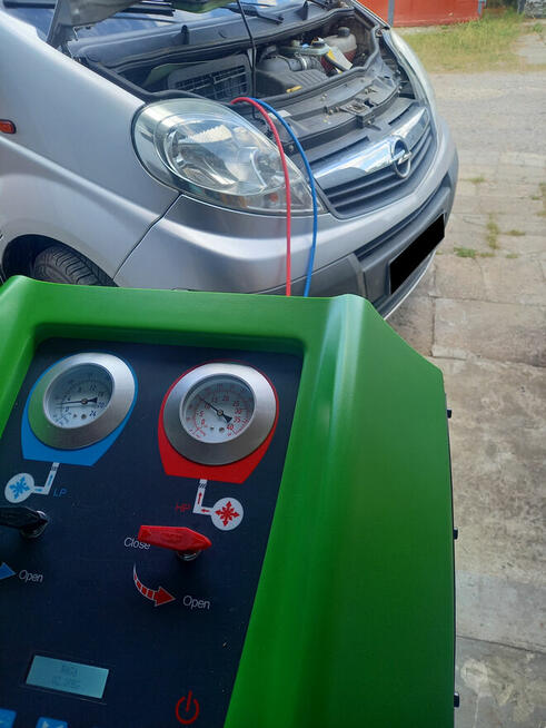 Serwis klimatyzacji samochodowej, nabijanie KLIMY R134