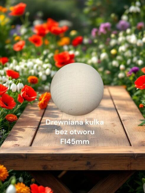 Kulka drewniana bez otworu FI45mm