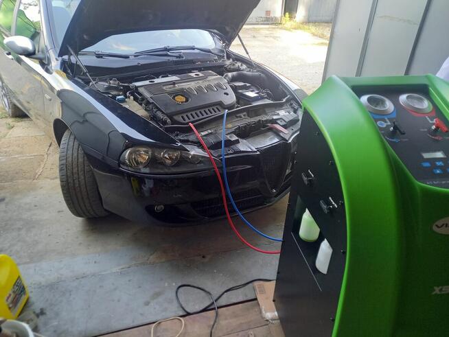 Serwis klimatyzacji samochodowej, nabijanie KLIMY R134