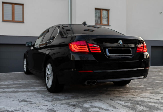 BMW 520d brązowe skóry