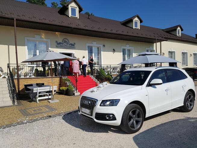 Samochod auto do slubu biale audi q5 ostrowiec nisko mielec