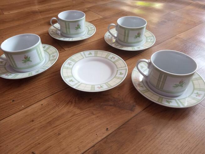 Filiżanki Porcelana Royal Heritange Rose Garden