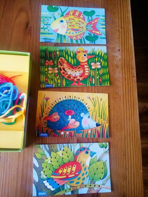 GRANNA sznurki i dziurki , wyszywanki bez igły