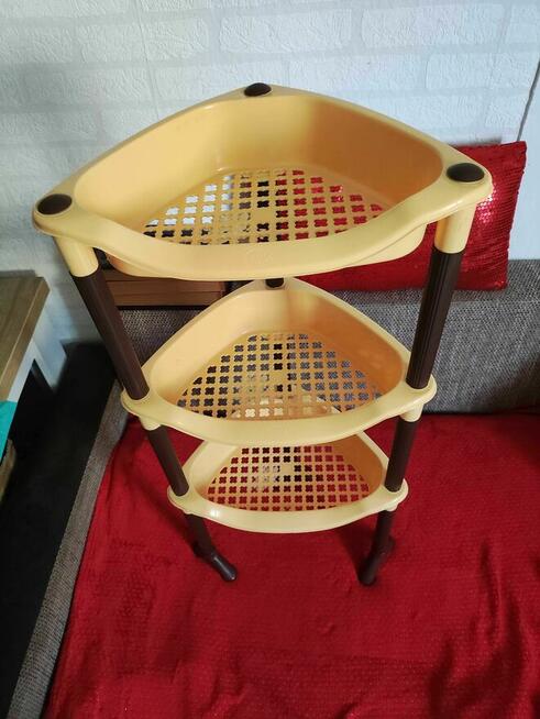 Regał narożny półka łazienkowa kuchenna stolik szafka stojak