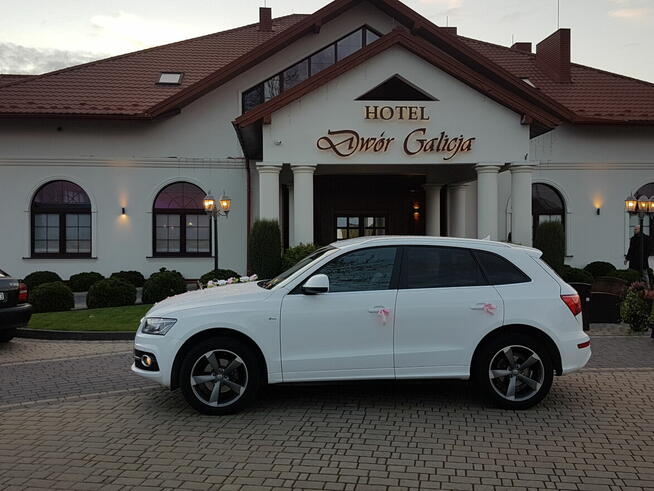 Samochod auto do slubu biale audi q5 ostrowiec nisko mielec