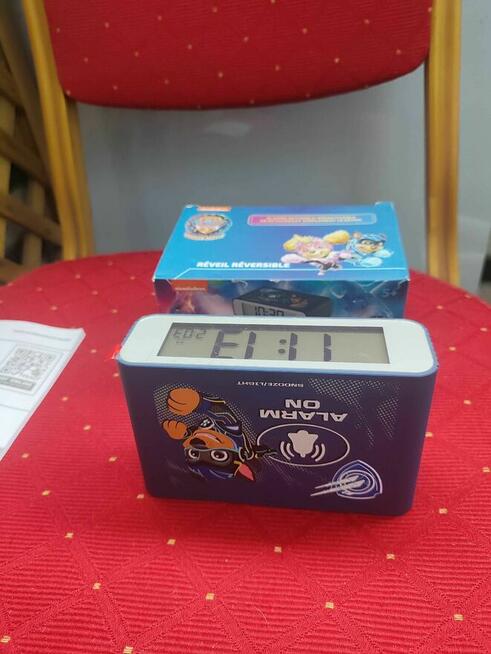 Zegarek cyfrowy Psi Patrol Zegar Budzik podświetlany