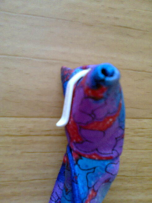 Krawat BEZ WIĄZANIA zapinany na klips wsuwany na ślub , wese