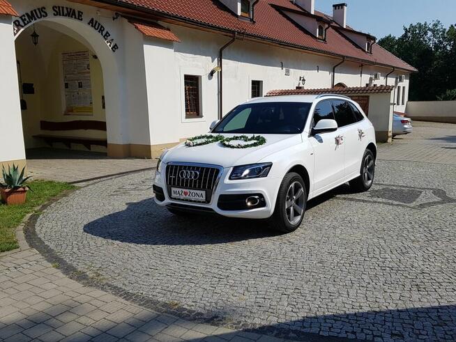 Samochod auto do slubu biale audi q5 ostrowiec nisko mielec