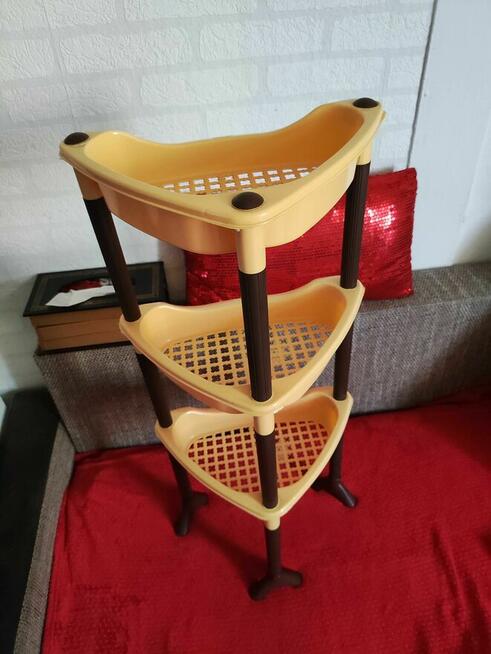 Regał narożny półka łazienkowa kuchenna stolik szafka stojak