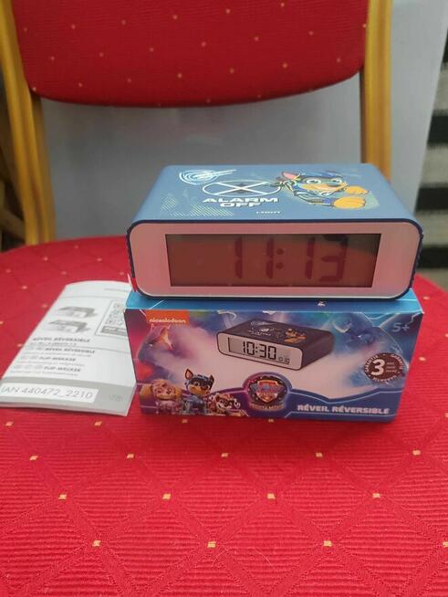 Zegarek cyfrowy Psi Patrol Zegar Budzik podświetlany