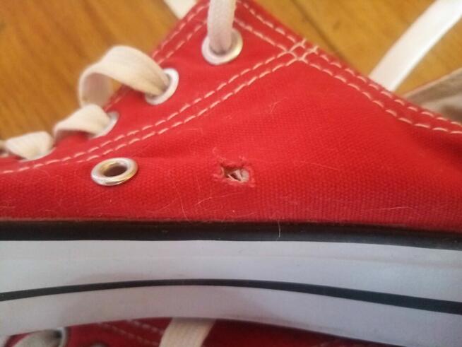 Czerwone trampki damskie