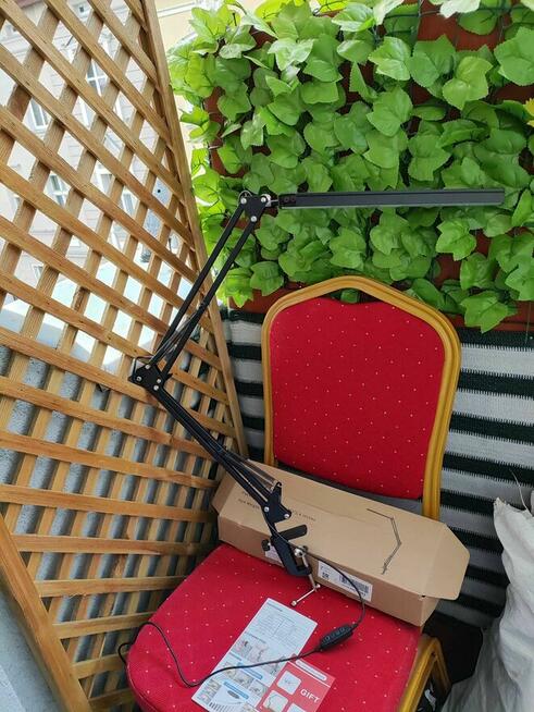 Lampka Kreślarska Szkolna Biurkowa Biurko Lampa Stołowa LED