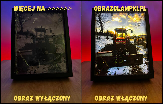 Personalizowany obraz LED – lampka na prezent | Obrazolampka