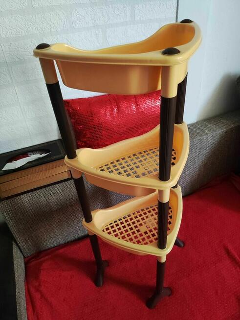 Regał narożny półka łazienkowa kuchenna stolik szafka stojak