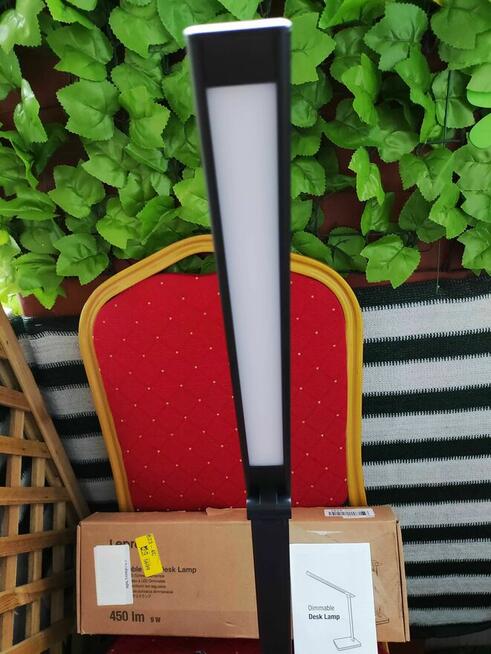 Lampka biurkowa LED na biurko Lampa Stołowa czarna nocna