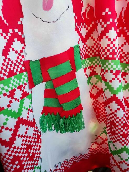 Sweter świąteczny Czerwony Bluza na Boże Narodzenie Święta