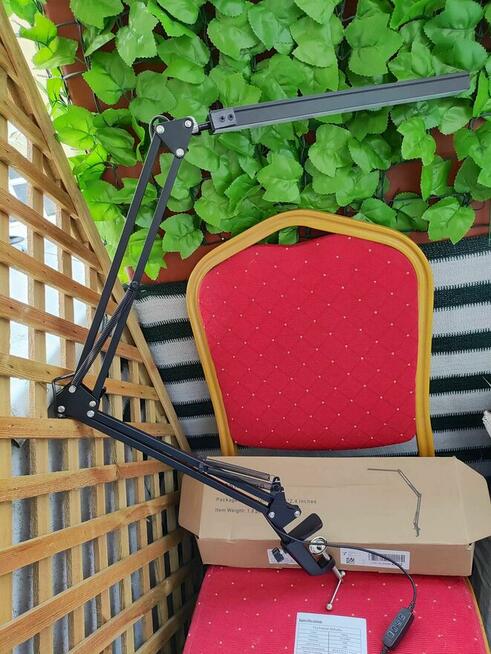 Lampka Kreślarska Szkolna Biurkowa Biurko Lampa Stołowa LED