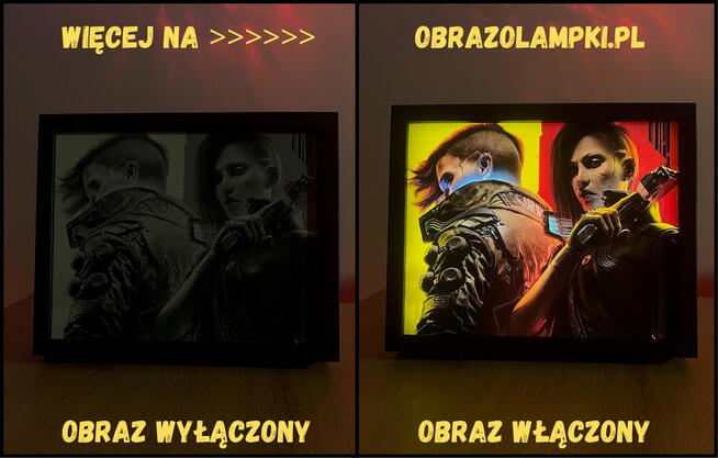 Podświetlany obraz LED – idealny prezent | Obrazolampka