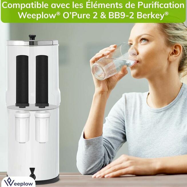 Weeplow OPure 2B filtry antyfluorowe do wody 2 sztuki