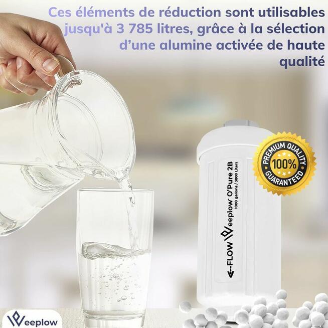 Weeplow OPure 2B filtry antyfluorowe do wody 2 sztuki