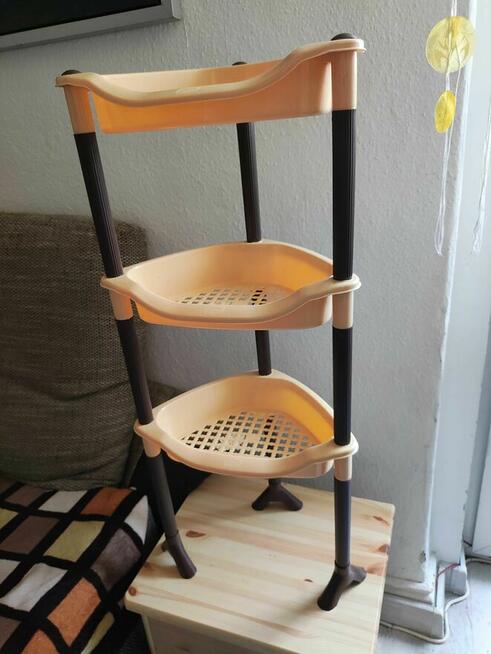 Regał narożny półka łazienkowa kuchenna stolik szafka stojak