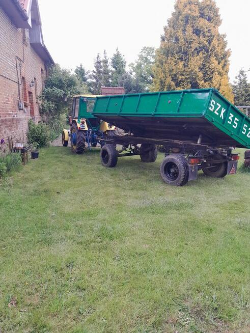 Zestaw rolniczy ciągnik + przyczepa