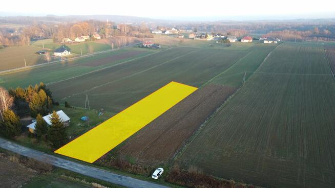 Działka rolno budowlana z WZ Łęki Górne