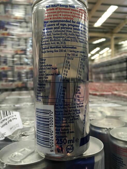 Red Bull Energy Drink 250ml Hurt