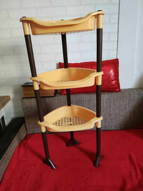 Regał narożny półka łazienkowa kuchenna stolik szafka stojak