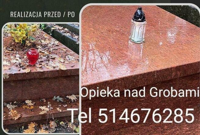 Sprzątanie Grobów, Mycie Opieka Konserwacja Pomnika