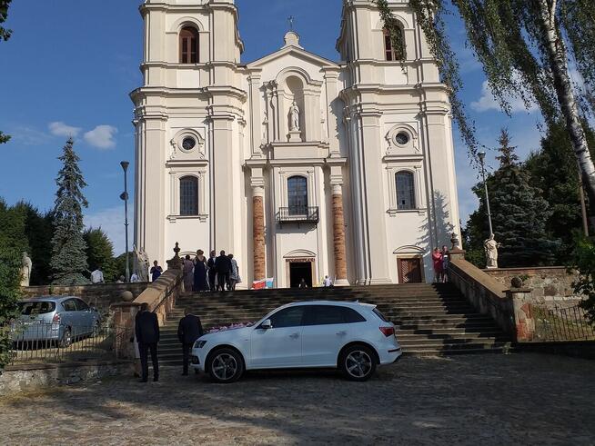 Samochod auto do slubu biale audi q5 ostrowiec nisko mielec