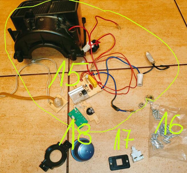 Zelmer PLUSER ZVC265 SK 700W / CZĘŚCI !!!