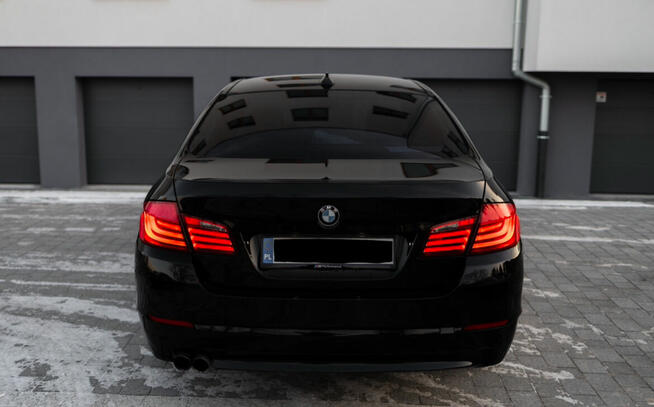BMW 520d brązowe skóry