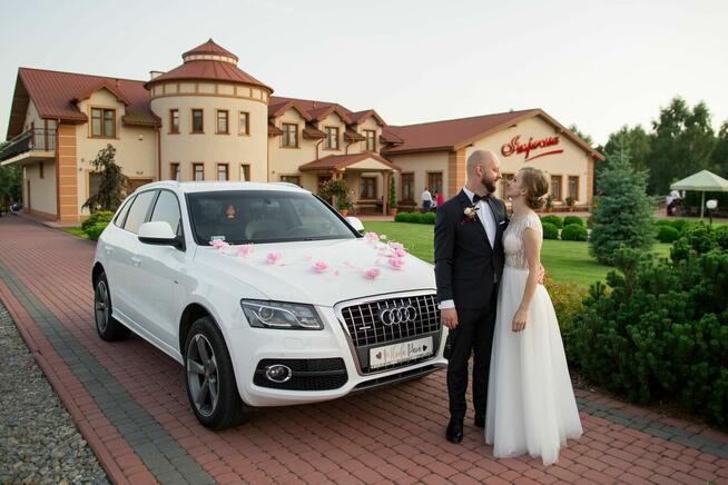 Samochod auto do slubu biale audi q5 ostrowiec nisko mielec