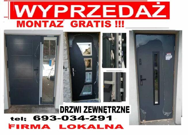 Drzwi ZEWNĘTRZNE antywłamaniowe metalowe klasa rc2 rc3 rc4