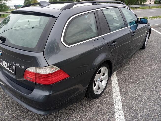 BMW seria 5E61 lift20D 177km 2008r.Automat, Skóry, Panorama