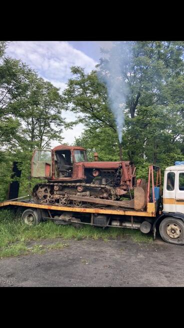 Spycharka gąsienicowa DT-75, rozruch elektryczny 24V, dowóz.
