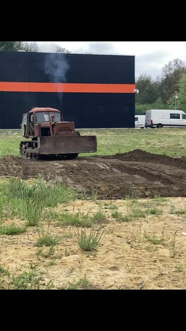 Spycharka gąsienicowa DT-75, rozruch elektryczny 24V, dowóz.