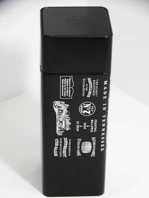 Metalowa czarna kolekcjonerska puszka Jack Daniels No. 2 Br