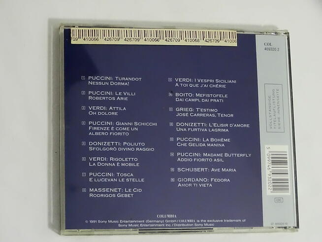 Płyta CD Carreras, Domingo, Pavarotti – Die 3 Tenöre Singen