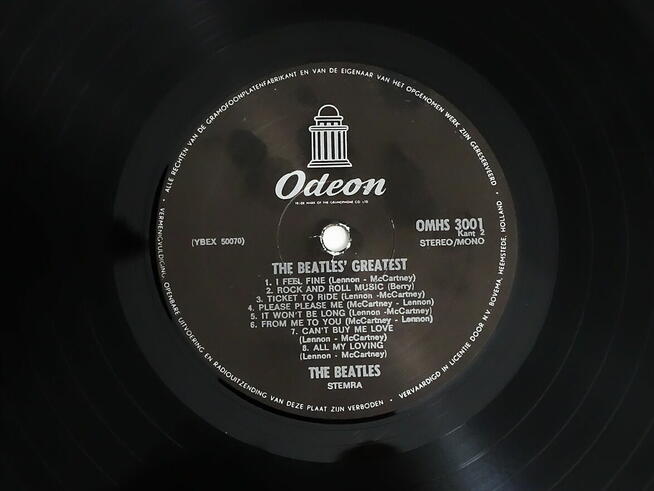 The Beatles – Beatles Greatest (1970) Vinyl LP 12